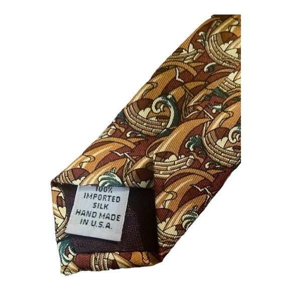 Aquascutum 100% Silk Hand Made Men's Neck Tie - Picture 3 of 5